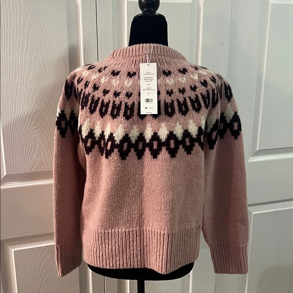 New Veronica Beard Anne Fairisle Pullover Sweater - Picture 5 of 9